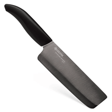 Load image into Gallery viewer, Kyocera Revolution Nakiri Vegetable Cleaver - 교세라 블랙 도자기 칼