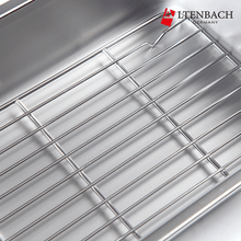 Load image into Gallery viewer, Altenbach Stainless Tray, Oil Drain Rack and Lid Set - 알텐바흐 스텐 밧드, 밧드망과 뚜껑 세트