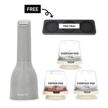 Load image into Gallery viewer, FinaMill Award-Winning Battery Operated Grinder Trio Set - 파이나밀 건전지 전동 그라인더 세트 1