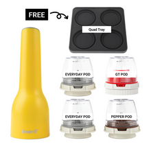 Load image into Gallery viewer, FinaMill Award-Winning USB Rechargeable Grinder Quad Set - 파이나밀 USB 전동 그라인더 세트 2