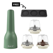 Load image into Gallery viewer, FinaMill Award-Winning USB Rechargeable Grinder Trio Set - 파이나밀 USB 전동 그라인더 세트 1