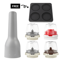 Load image into Gallery viewer, FinaMill Award-Winning USB Rechargeable Grinder Quad Set - 파이나밀 USB 전동 그라인더 세트 2