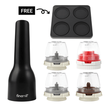 Load image into Gallery viewer, FinaMill Award-Winning USB Rechargeable Grinder Quad Set - 파이나밀 USB 전동 그라인더 세트 2