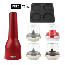 Load image into Gallery viewer, FinaMill Award-Winning USB Rechargeable Grinder Quad Set - 파이나밀 USB 전동 그라인더 세트 2