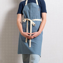 Load image into Gallery viewer, Meema Bib Apron with Pockets - 미마 100% 면 앞치마