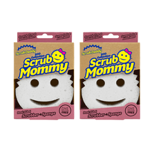 Load image into Gallery viewer, Scrub Daddy Dye-Free Scrubbers and Sponges (Pack of 2)- 스크럽대디 수세미