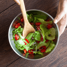 Load image into Gallery viewer, Shimomura Stainless Steel Mixing Bowl with Lid - 시모무라 뚜껑 믹싱볼