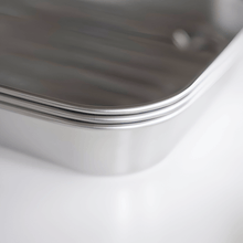 Load image into Gallery viewer, Shimomura Stainless Steel Trays, Oil Drain Racks and Lids (Set of 3, 10 Pieces) - 시모무라 스테인레스 미니 밧드 세트