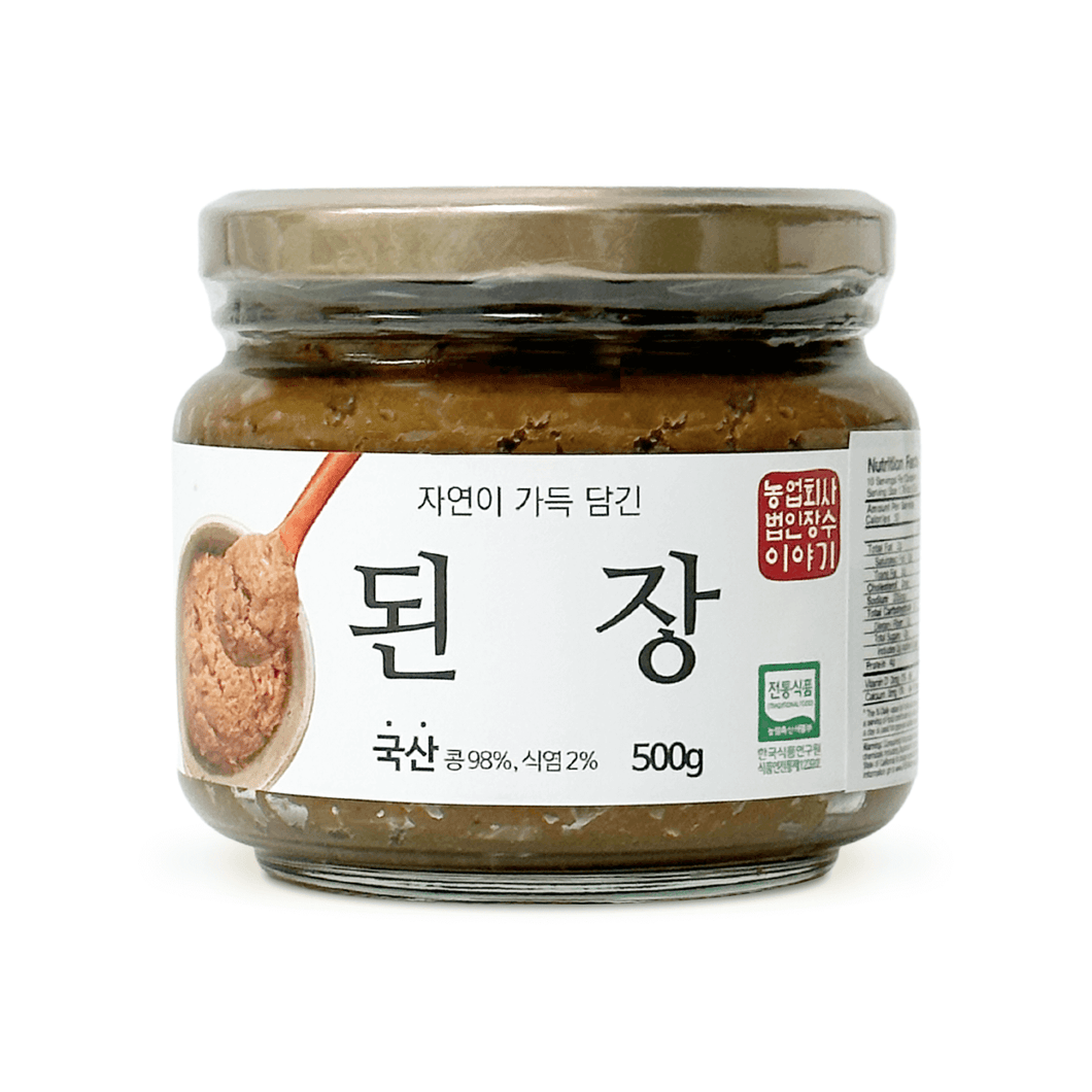 JangsuStory 100% Korean Soybean Paste - 장수이야기 100% 한국산 무농약 순진한 된장 (Best By: Aug. 2025)