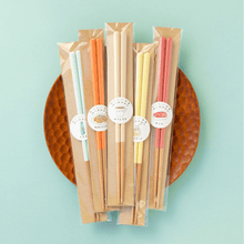 Load image into Gallery viewer, Mikaku Octagon Chopsticks / Chopstick Rest - 미카쿠 칼라 젓가락 / 젓가락 받침 세트