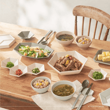 Load image into Gallery viewer, Kimsunghun Ceramics Octagon Salad Bowl - 김성훈 도자기 팔각 샐러드 볼