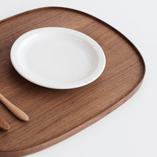 Load image into Gallery viewer, Walnut Oval Tray - 월넛 오벌 트레이