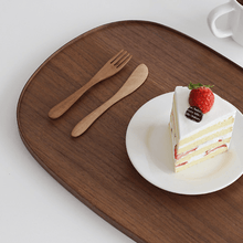 Load image into Gallery viewer, Walnut Oval Tray - 월넛 오벌 트레이