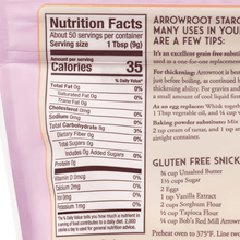 Load image into Gallery viewer, Bob's Red Mill Arrowroot Flour/Starch - 밥스 레드 밀 애로루트 가루 전분가루 (Best By: Sep. 2027)
