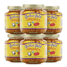 Load image into Gallery viewer, Garlic Gold Garlic & Extra Virgin Olive Oil (Pack of 6) - 갈릭 골드 유기농 마늘 너겟과 엑스트라 버진 올리브 오일 (Best By: Apr. 2028)