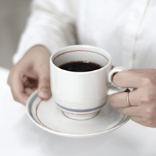 Load image into Gallery viewer, Kanesuzu Fog Coffee Cup and Saucer - 카네수즈 포그 커피잔 세트