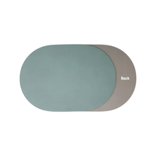 Load image into Gallery viewer, Le’enmi Oval Double-Sided Leather Tray - 르엔미 양면 방수 타원 가죽 트레이