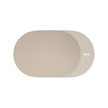 Load image into Gallery viewer, Le’enmi Oval Double-Sided Leather Tray - 르엔미 양면 방수 타원 가죽 트레이