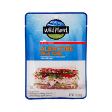 Load image into Gallery viewer, Wild Planet Albacore Wild Tuna Single-Serve Pouch No Salt Added (Pack of 2) - 와일드플래닛 날개다랑어 참치 파우치 (Best By: Jan. 2028)