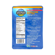 Load image into Gallery viewer, Wild Planet Albacore Wild Tuna Single-Serve Pouch No Salt Added (Pack of 2) - 와일드플래닛 날개다랑어 참치 파우치 (Best By: Jan. 2028)