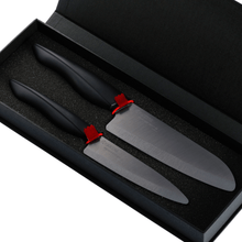 Load image into Gallery viewer, Kyocera Revolution Chef&#39;s Innovation Black Knife Set - 교세라 블랙 도자기 칼 세트
