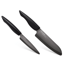 Load image into Gallery viewer, Kyocera Revolution Chef&#39;s Innovation Black Knife Set - 교세라 블랙 도자기 칼 세트
