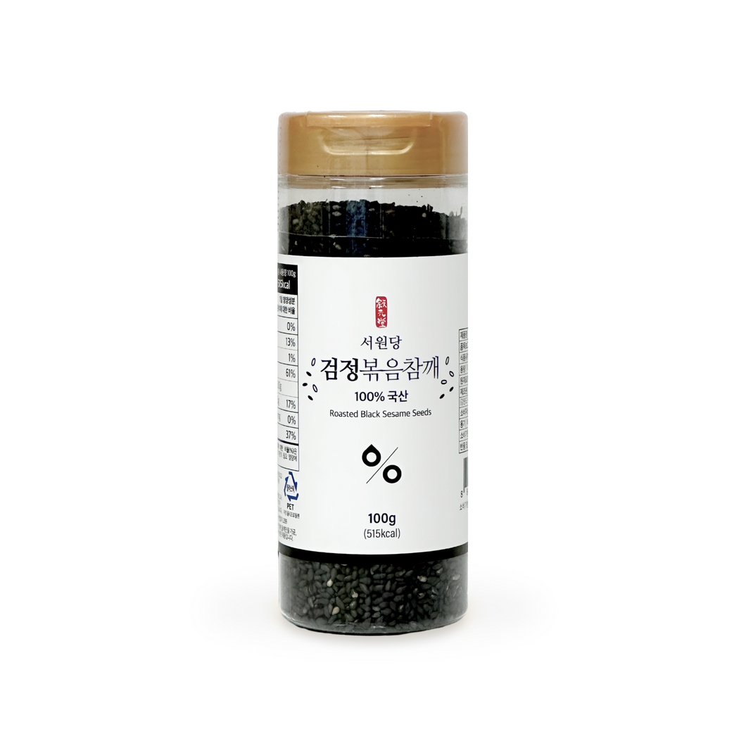 Seowondang Roasted Black Sesame - 서원당 볶음 검은 참깨