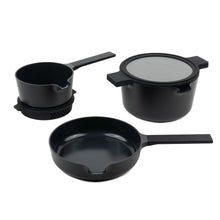Load image into Gallery viewer, ALVA Neat 5-Piece Nesting Ceramic Cookware Set
