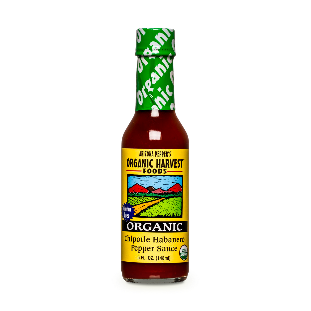 Arizona Pepper's Organic Harvest Foods Chipotle Habanero Pepper Sauce - 아리조나 페퍼스 유기농 치폴레 하바네로 소스 (Best By: Aug. 2026)