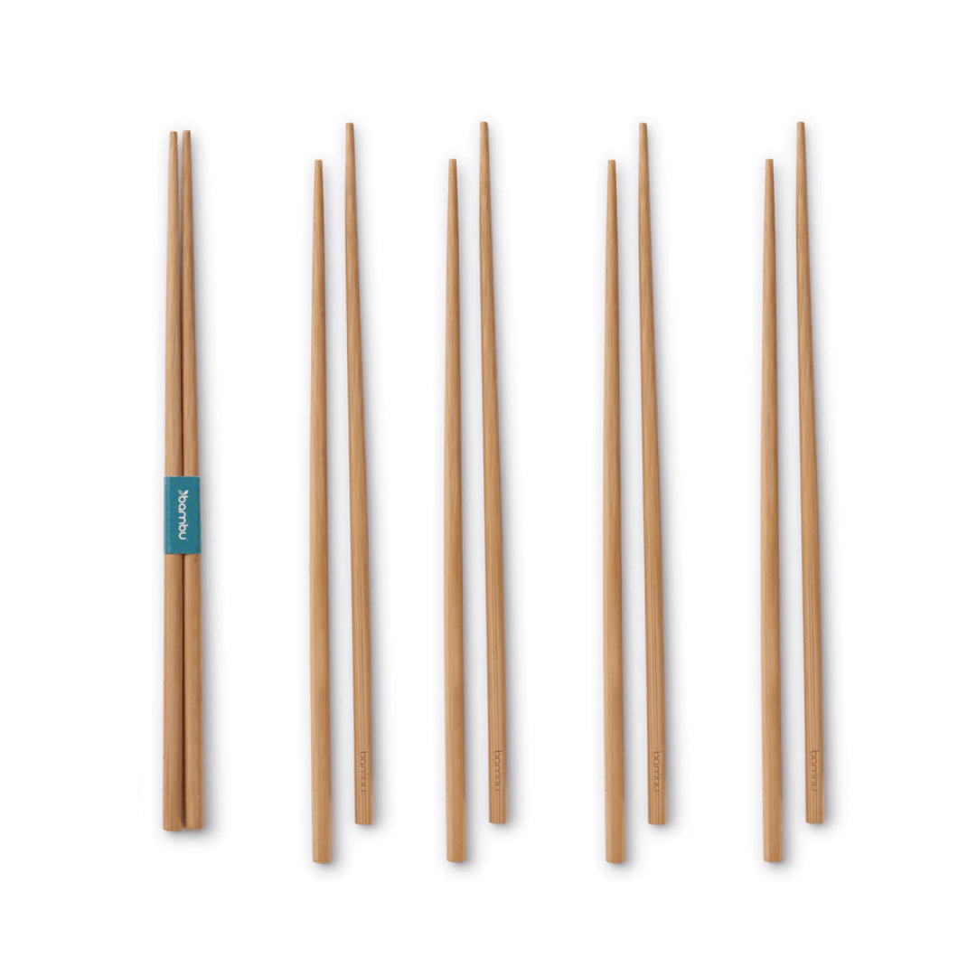 Bambu Reusable Bamboo Chopsticks (Set of 5) - 밤부 젓가락