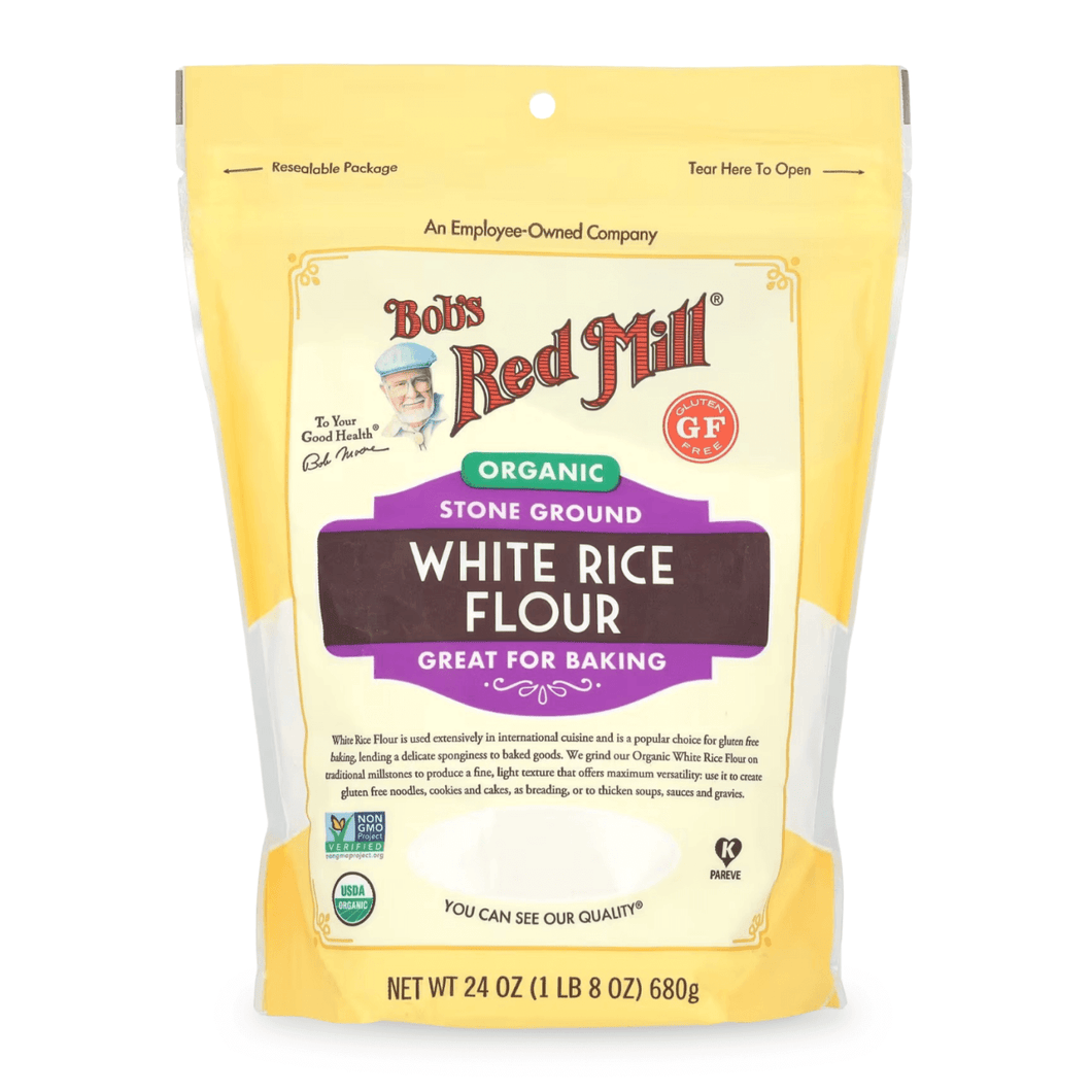 Bob's Red Mill, Organic White Rice Flour - 밥스 레드 밀 유기농 쌀가루