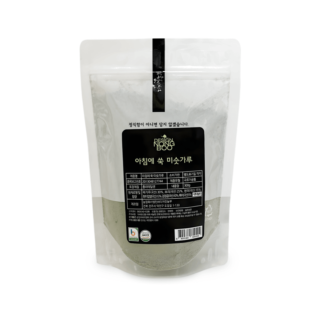 Desgin Nongboo Mugwort Mixed Grain Powder - 디자인농부 100% 한국산 쑥 미숫가루