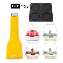 Load image into Gallery viewer, FinaMill Award-Winning Battery Operated Grinder Quad Set - 파이나밀 건전지 전동 그라인더 세트 2
