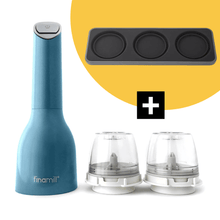 Load image into Gallery viewer, FinaMill’s Award-Winning Battery Operated Salt and Pepper Grinder Set - 파이나밀 전동 그라인더 세트

