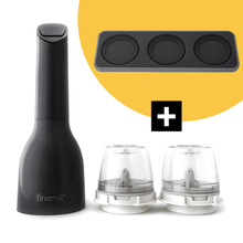 Load image into Gallery viewer, FinaMill’s Award-Winning Battery Operated Salt and Pepper Grinder Set - 파이나밀 전동 그라인더 세트

