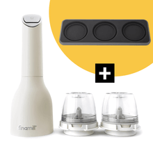 Load image into Gallery viewer, FinaMill’s Award-Winning Battery Operated Salt and Pepper Grinder Set - 파이나밀 전동 그라인더 세트
