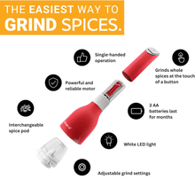 Load image into Gallery viewer, FinaMill’s Award-Winning Battery Operated Salt and Pepper Grinder Set - 파이나밀 전동 그라인더 세트
