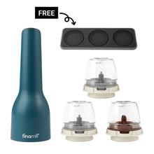 Load image into Gallery viewer, FinaMill Award-Winning USB Rechargeable Grinder Trio Set - 파이나밀 USB 전동 그라인더 세트 1
