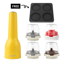 Load image into Gallery viewer, FinaMill Award-Winning USB Rechargeable Grinder Quad Set - 파이나밀 USB 전동 그라인더 세트 2
