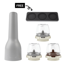 Load image into Gallery viewer, FinaMill Award-Winning USB Rechargeable Grinder Trio Set - 파이나밀 USB 전동 그라인더 세트 1
