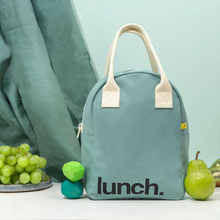 Load image into Gallery viewer, Fluf Zipper Lunch Bag - 플러프 지퍼 런치백
