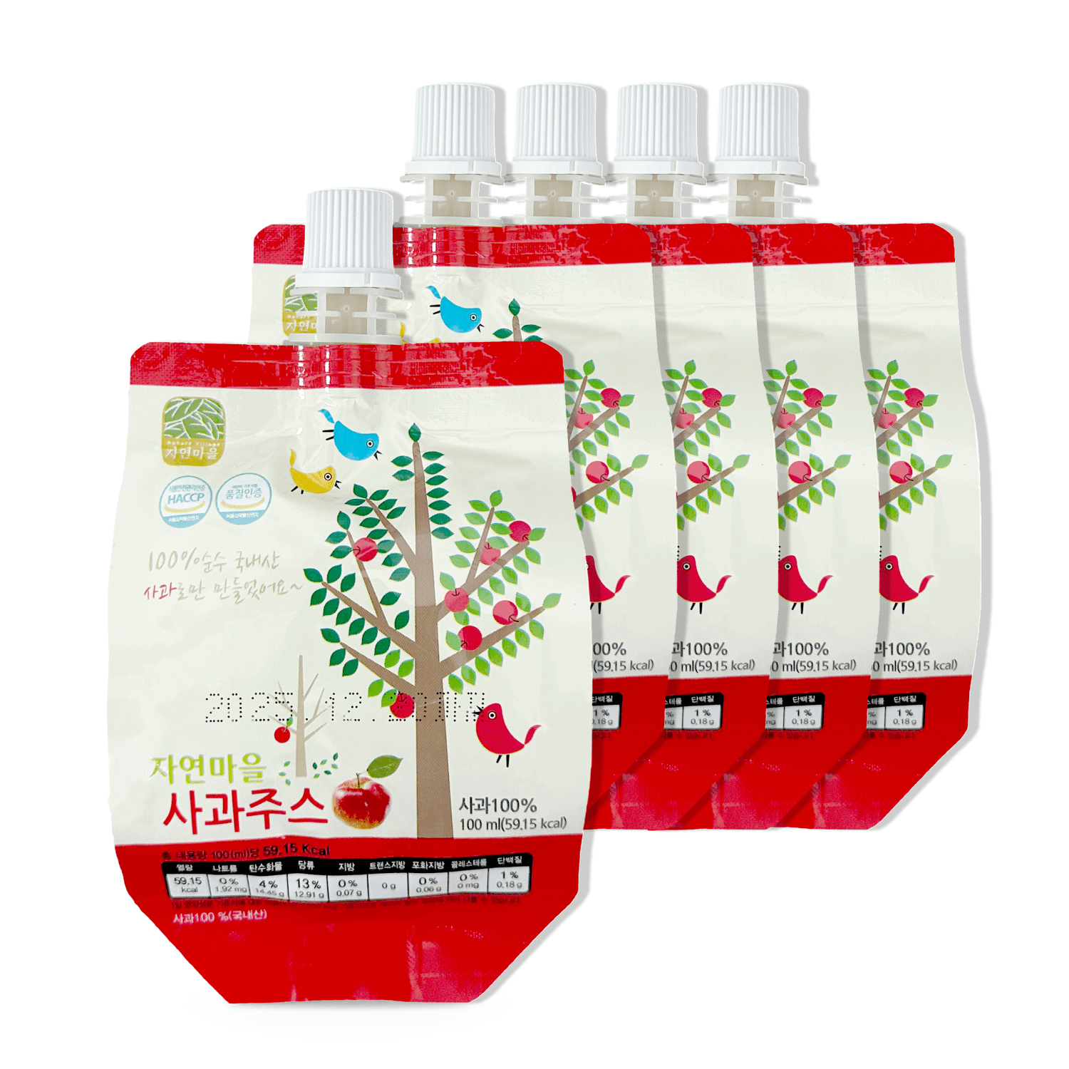 Nature Village Premium NFC Juice (Pack of 5) 자연마을 착즙주스