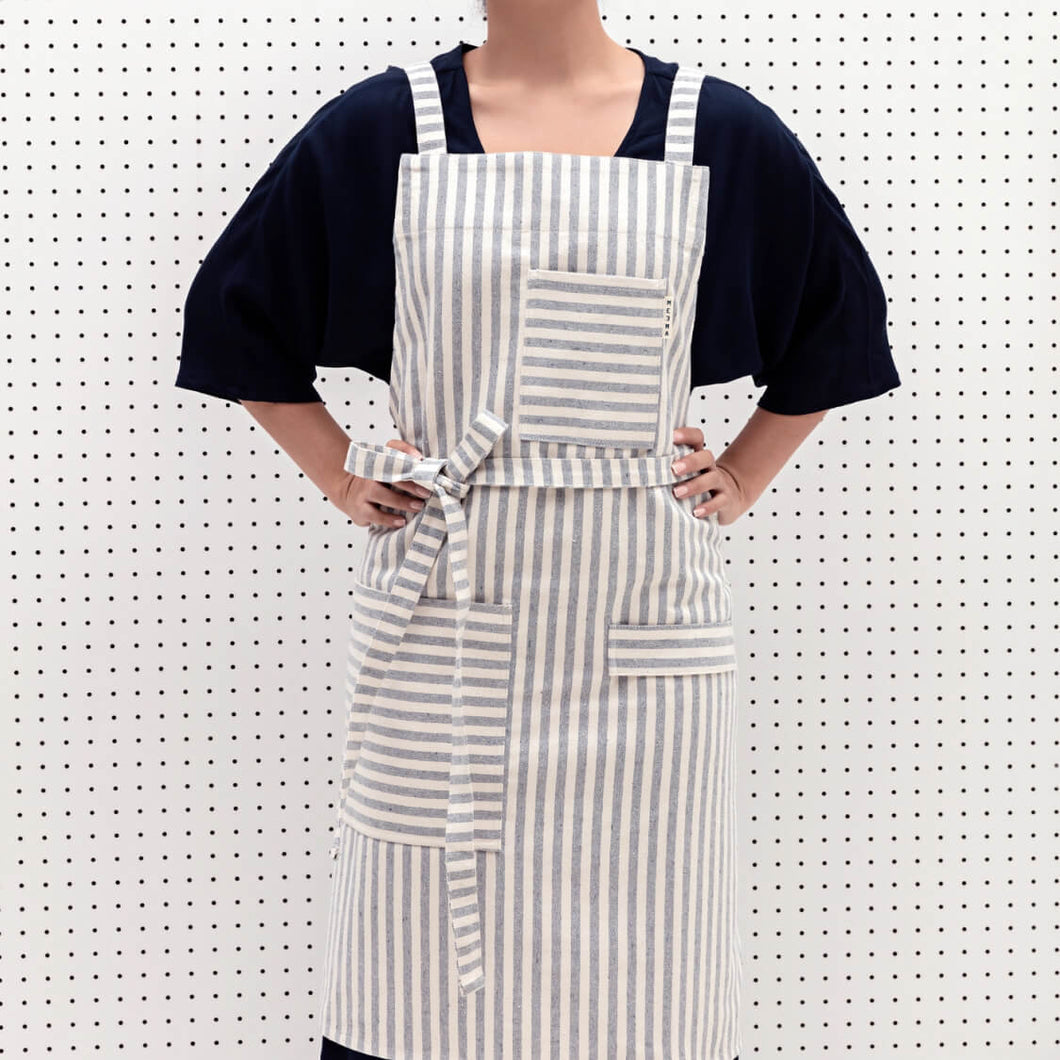Meema Eco-Friendly Cotton Restaurant Apron - 미마 100% 면 레스토랑 앞치마
