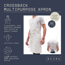 Load image into Gallery viewer, Meema Eco-Friendly Cotton Restaurant Apron - 미마 100% 면 레스토랑 앞치마
