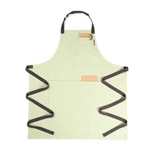 Load image into Gallery viewer, Meema Bib Apron with Pockets - 미마 100% 면 앞치마
