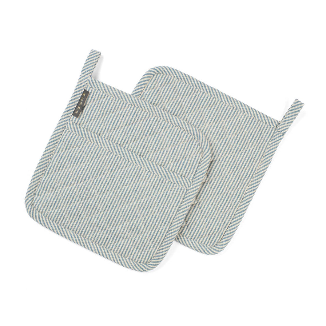 Meema Kitchen Quilted Pot Holders (Set of 2) - 미마 냄비장갑