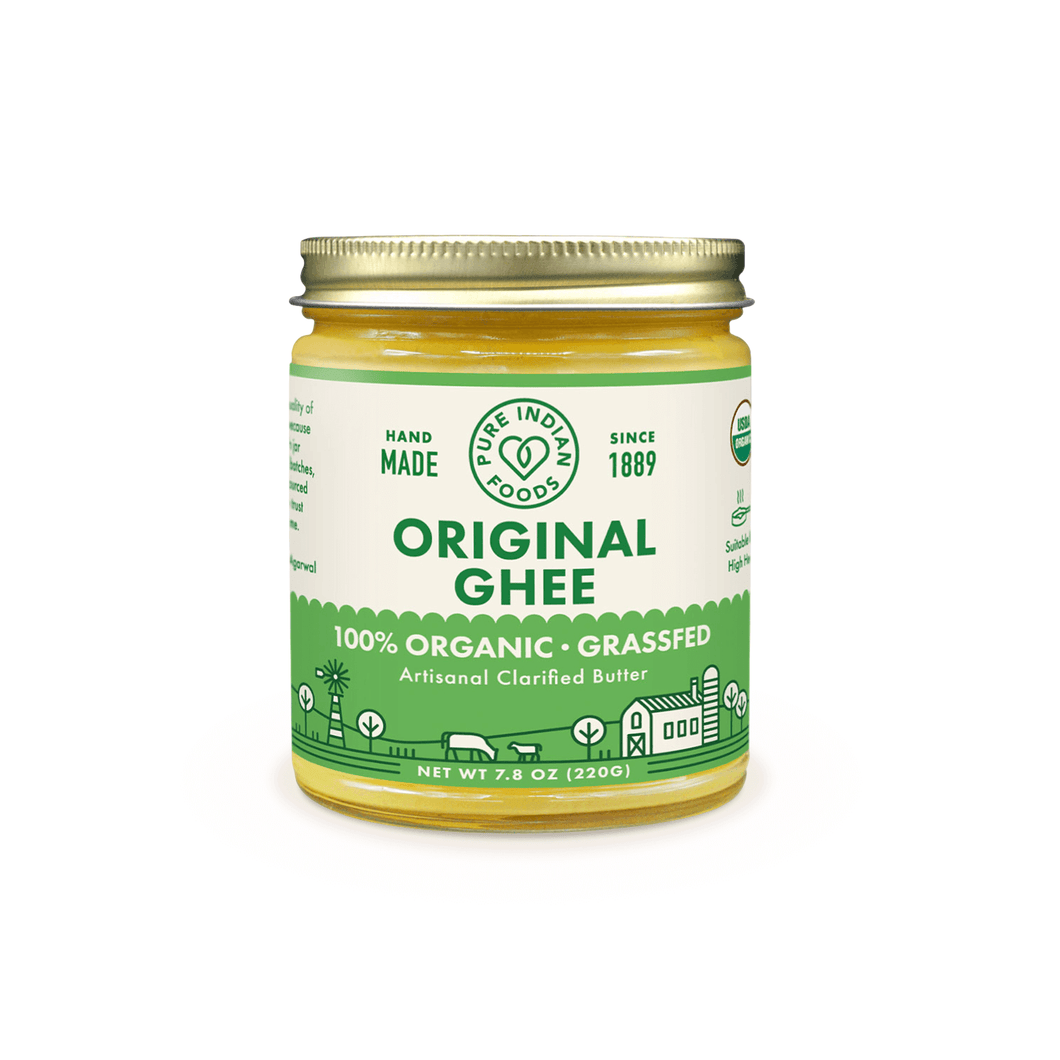 Pure Indian Foods 100% Organic Grassfed Original Ghee -  퓨어 인디안 푸즈 유기농 그래스페드 오리지널 기버터