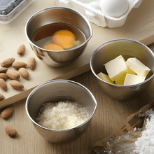 Load image into Gallery viewer, Shimomura Stainless Steel Mini Mixing Bowl (Set of 3) - 시모무라 스테인레스 믹싱볼
