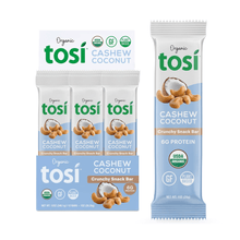 Load image into Gallery viewer, Tosi Plant Based Protein Bars (Pack of 12) - 토시 식물성 단백질 스낵
