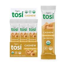Load image into Gallery viewer, Tosi Plant Based Protein Bars (Pack of 12) - 토시 식물성 단백질 스낵
